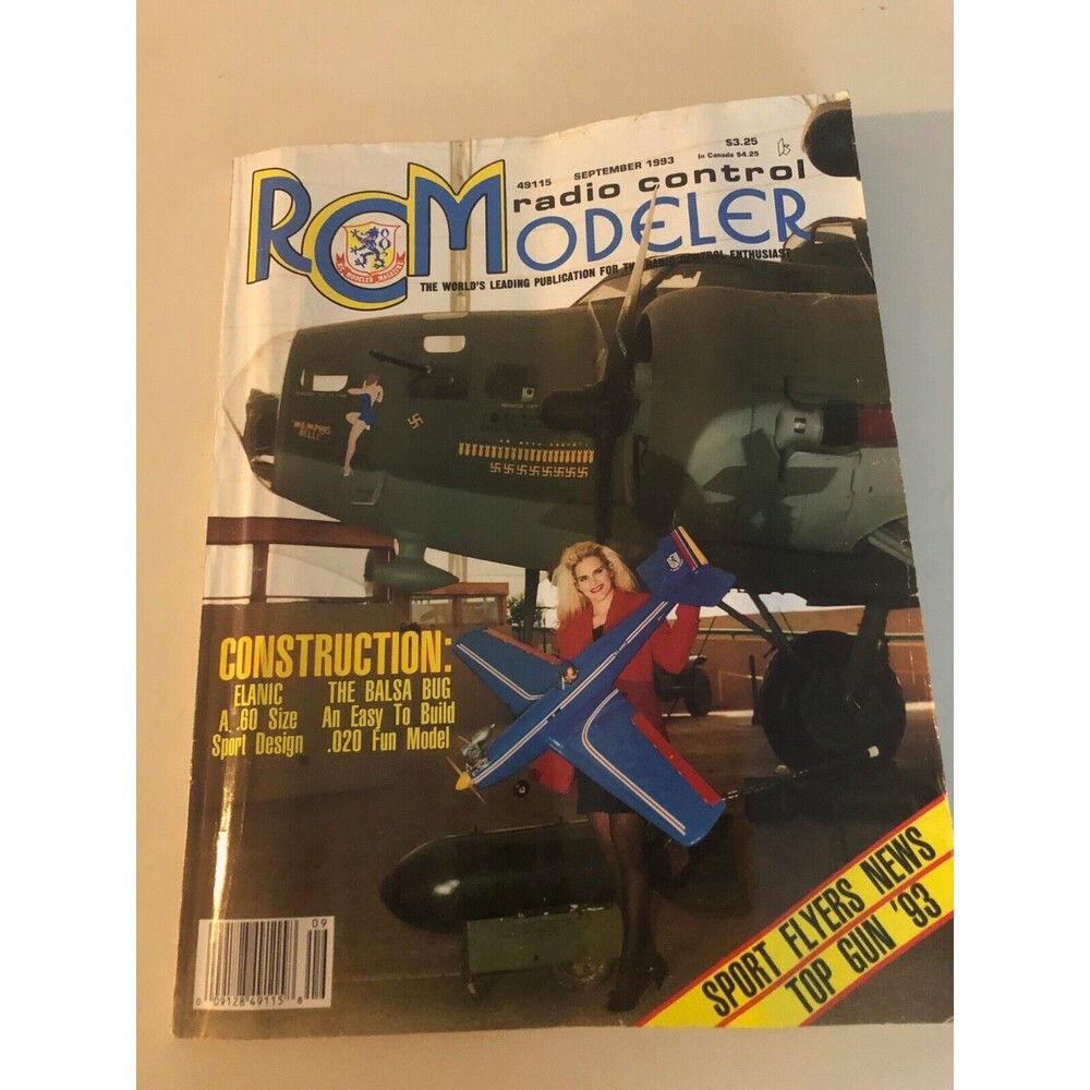 RC Modeler September 1993 Vintage Magazine